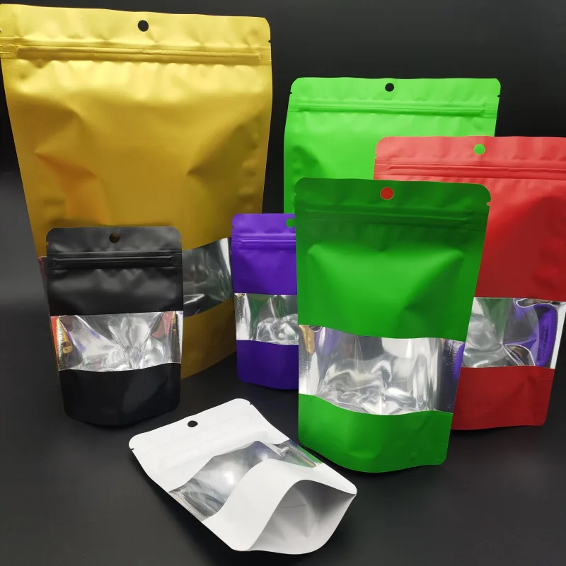 Customizable Stand-Up Deodorant Pouch Resealable Aluminum Foil Mylar Bag Zipper Top Moisture-Proof Side Gusset Packaging