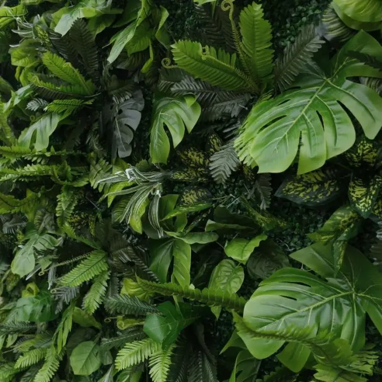 Artificial Grass Wall Panels Plastic Greenery Plant Wall Grass Artificial Grass Wall Backdrop For Home Restaurant Indoor Decor