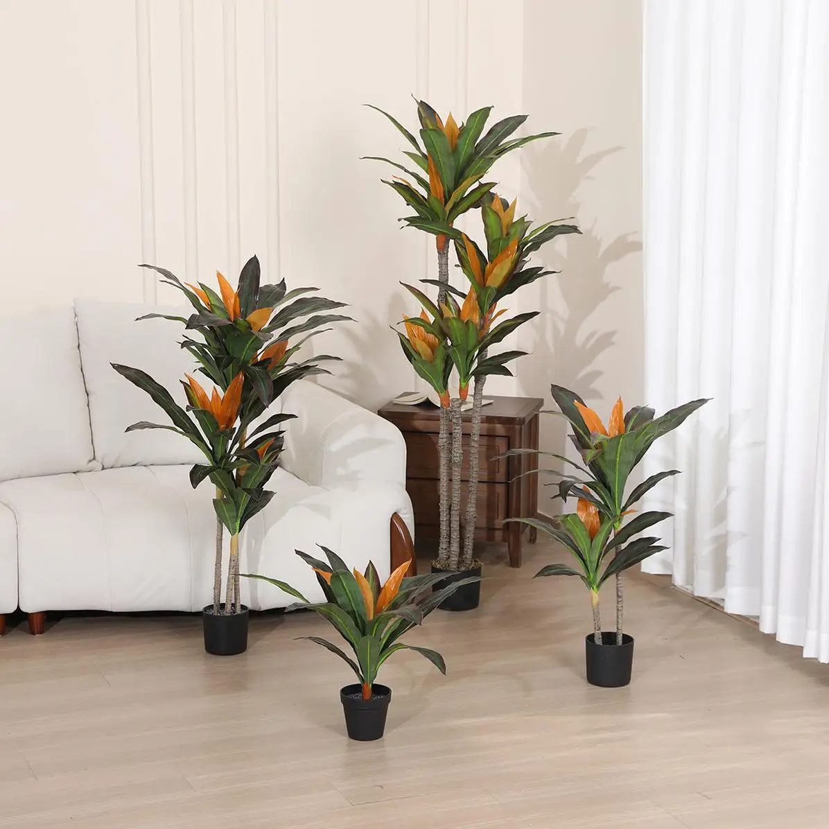 Banana Tree Cherry Oem/Odm Coconut Palm High Quality With Pots For Outdoor Indoor Decor Artificial Ficus Tree