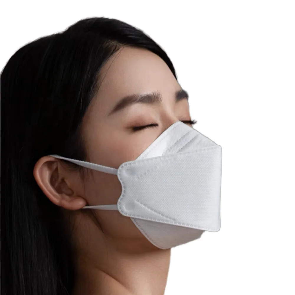 Factory Best KN95 Disposable Face Masks Breathable Comfortable Premium Dust Respirator Adults White KF94 Mask