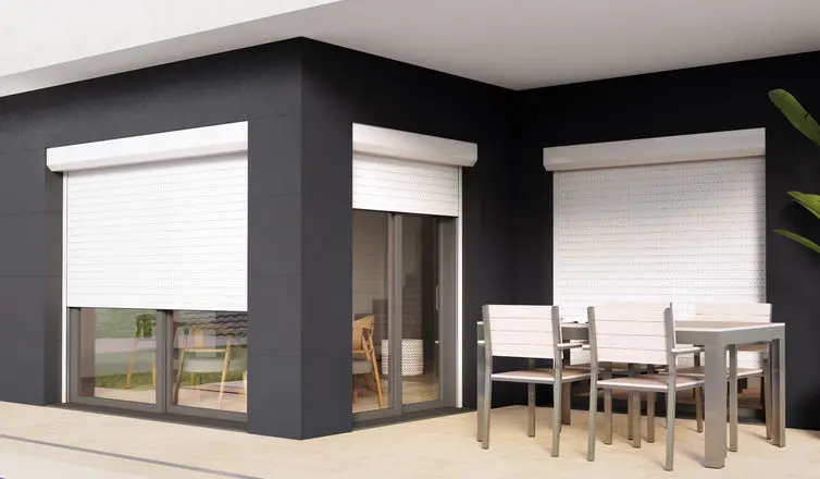High Security Shutters For Windows and Doors Cabin Security Shutters Roll Down Window Security Shutters