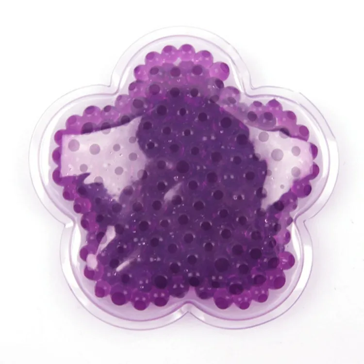 Reusable Gel Therapy Cool Patch Gel Pearl Hot Cold Compress Pad / Ice Beads Cool Gel Pack with Logo Print