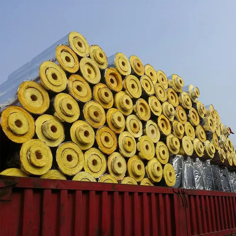 Chemical rock fiber cotton pipe insulation rock mineral wool heat pipe refractory heat pipe