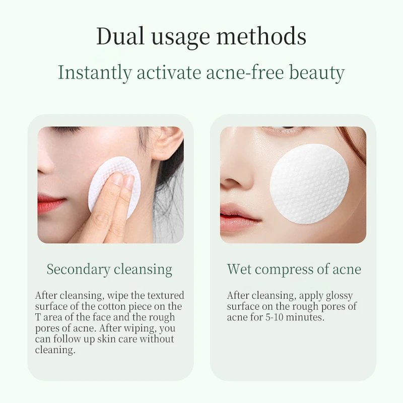 TWG Face Toner Pad Acne Treatment Face Mask Pads Salicylic Acid Moisturizing Cleansing Anti Ance Face Toner Pad