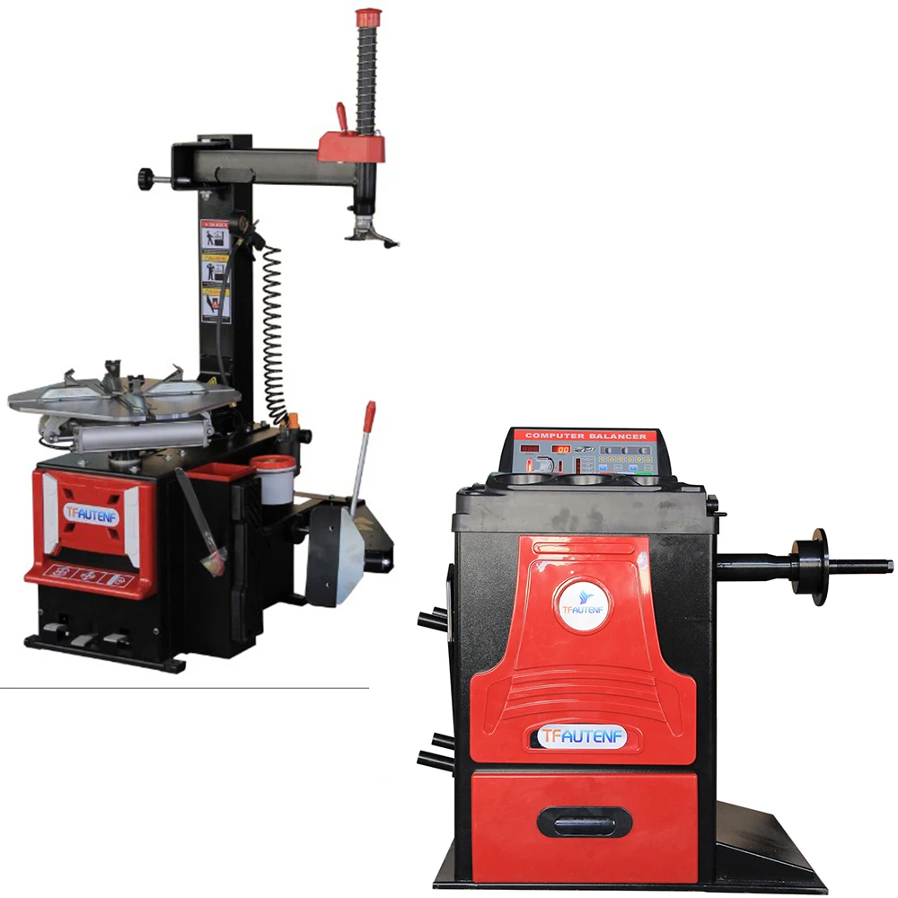 Economical tyre changer machine wheel balancer combo