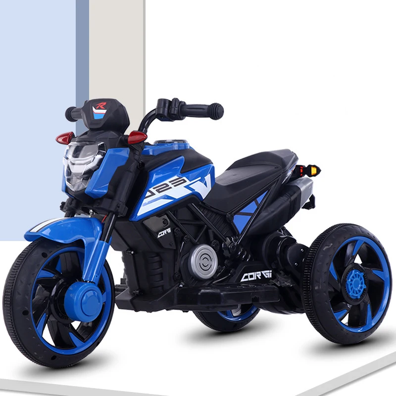 Hot Sales Children 3-8 Years Old Boys Girls Light And Sound Tricycle Rechargeable Kids Electric Motorcycles