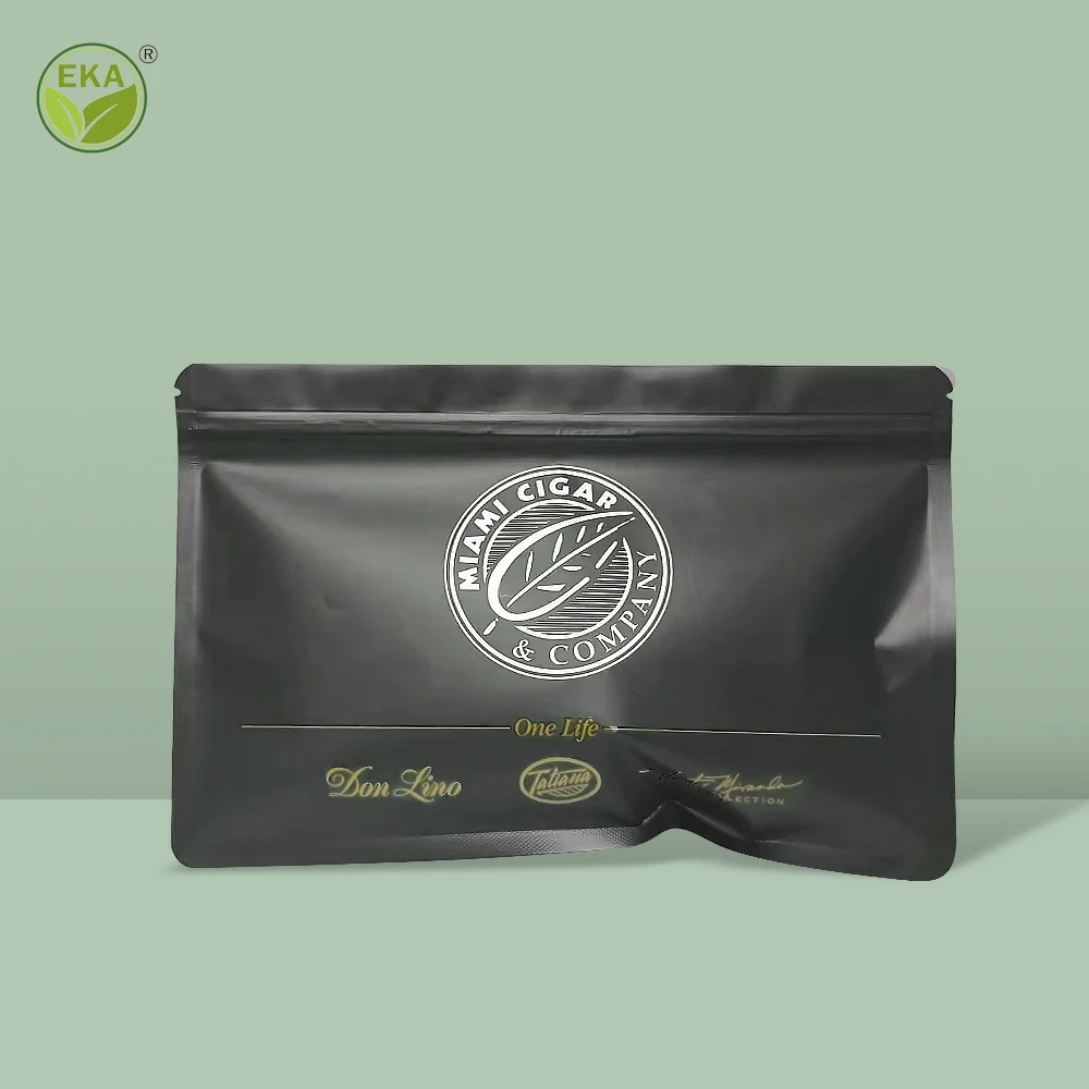 Child Resistant Mylar 5G 10G Plastic With Resealable Zipper Custom Logo Smoking Pipe Smell Proof Cigar Tobacco Pouch Bag