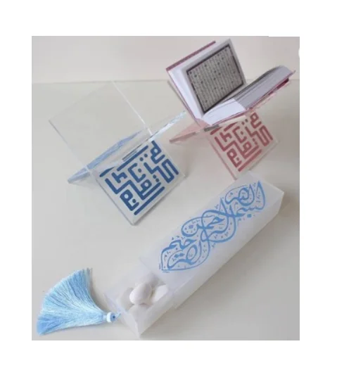 Customized shaped book stand  clear acrylic plastic plate display stand