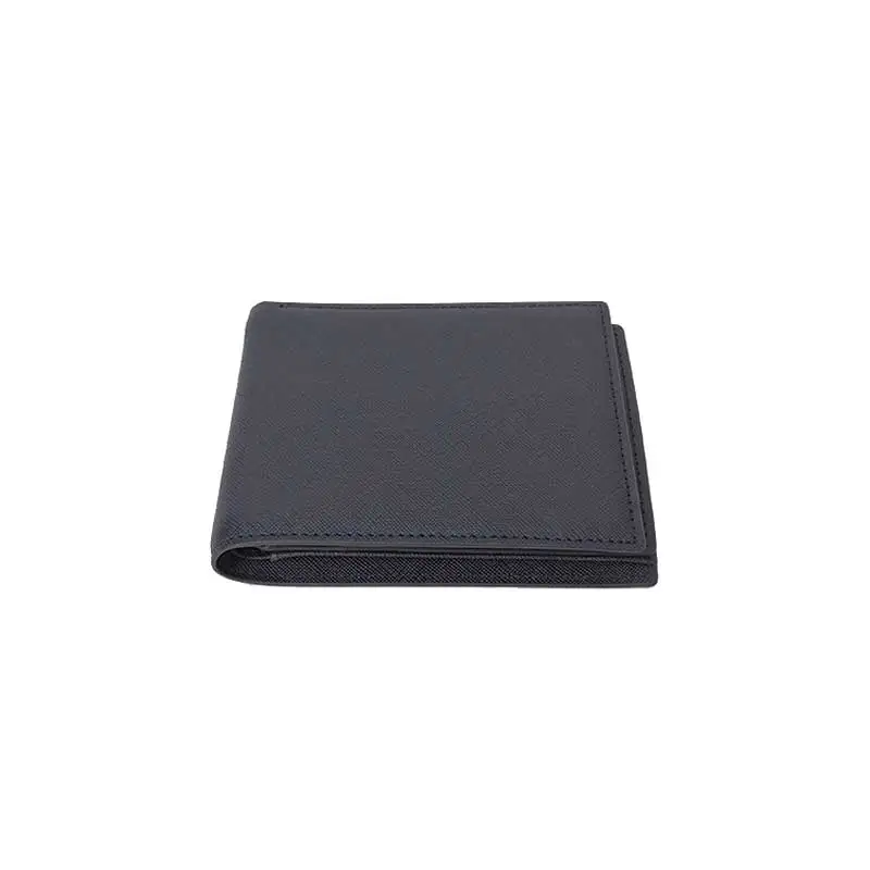 PU Leather Mens Wallets Custom Your Logo RFID Blocking Slim Minimalist Wallet for Men
