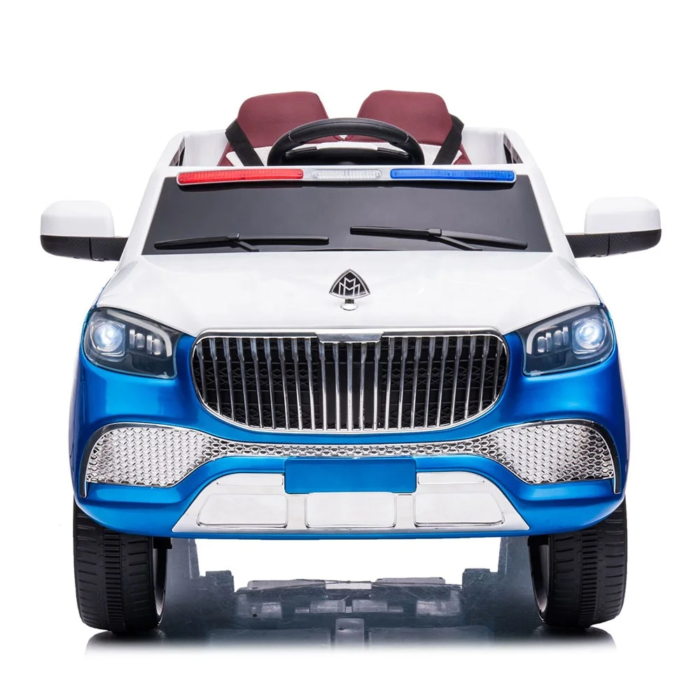 Led Light 12V Electric Cars Motorized Vehicles Children New Power Wheel Kids Police Ride On Car
