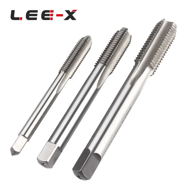 LEE-X резьбонарезные краны с прямой резьбой для стали алюминиевая медная кобальтовая резьба спиральная флейта