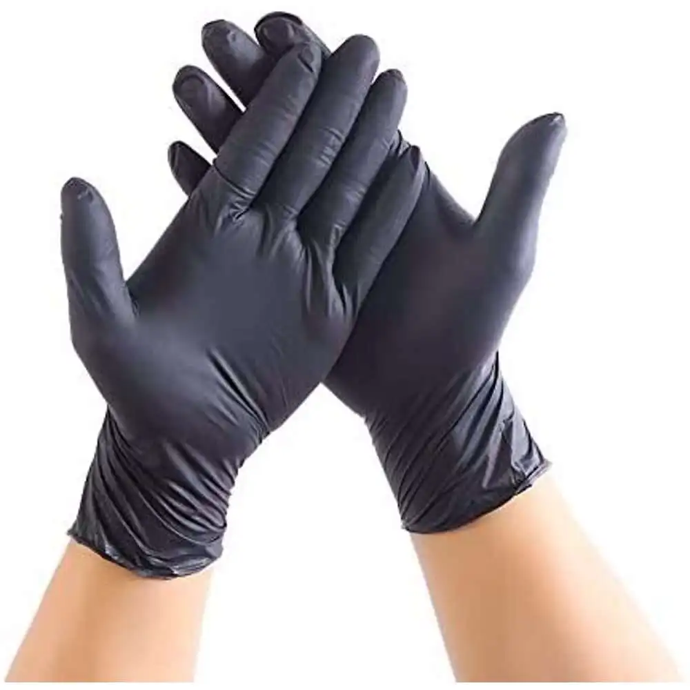 Free Samples Disposable Blue Color Nitrile  Examination  Glovees in Malaysia