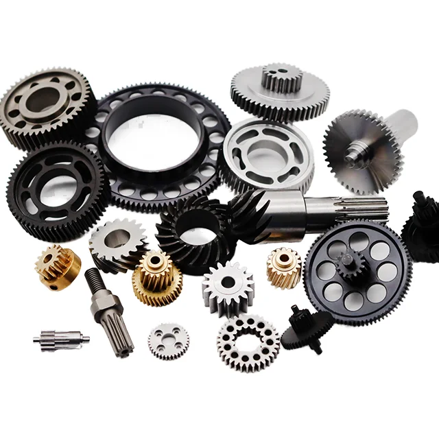 OEM ODM High Precision Small Carbon Steel Aluminum Plastic Spur 40cr Gear Hub Machining Custom Made Sizes for Drilling