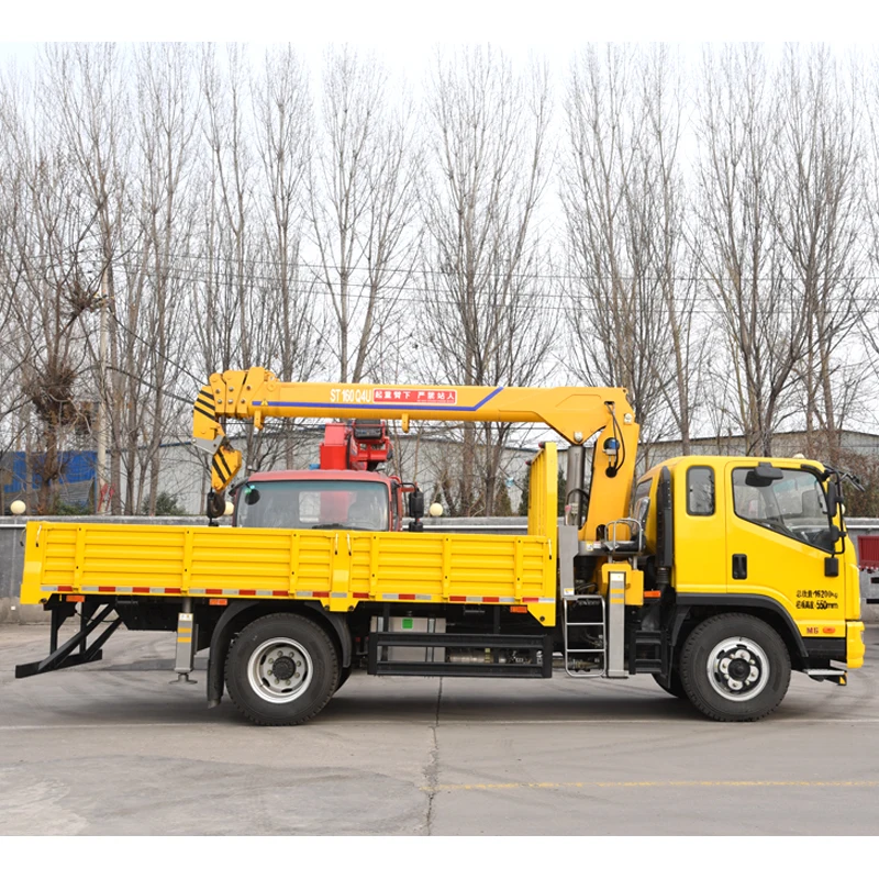 High quality cranes hydraulic truck mounted 6.3 tons lorry-mounted crane truck with cranes for sale