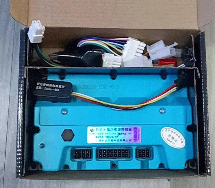 Fardriver ND72450 sine wave vector weak magnetic controller 200/450A with BluetoothBluetooth Controller for E Scooter Motorcycle