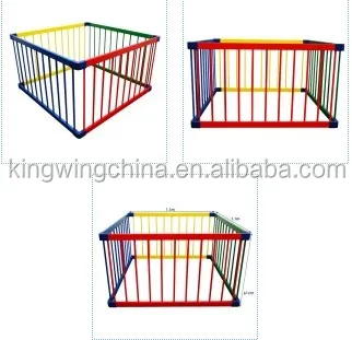 
wooden 4 sides baby playpens 