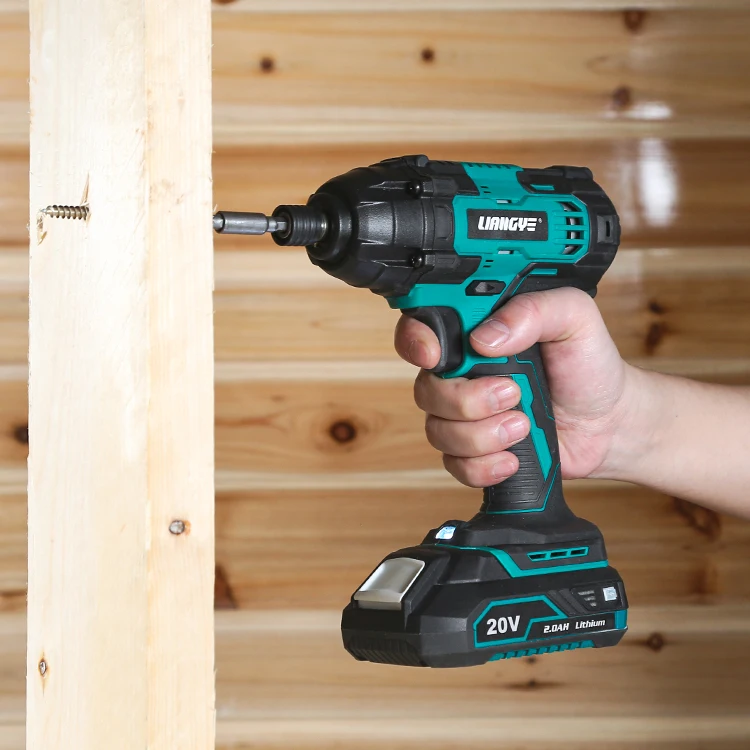 Liangye 180Nm Cordless Screwdriver Drill Rechargeable impact driver set with battery and charger