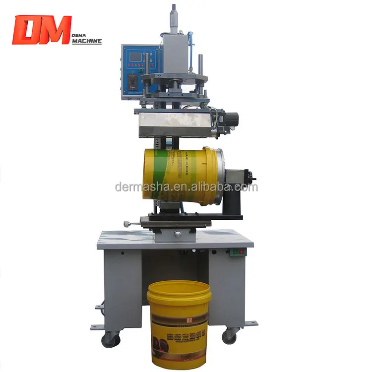  DM-5BC Combo Multifunctional Plastic Bucket Semi Auto Heat Transfer Screen Printing Machine
