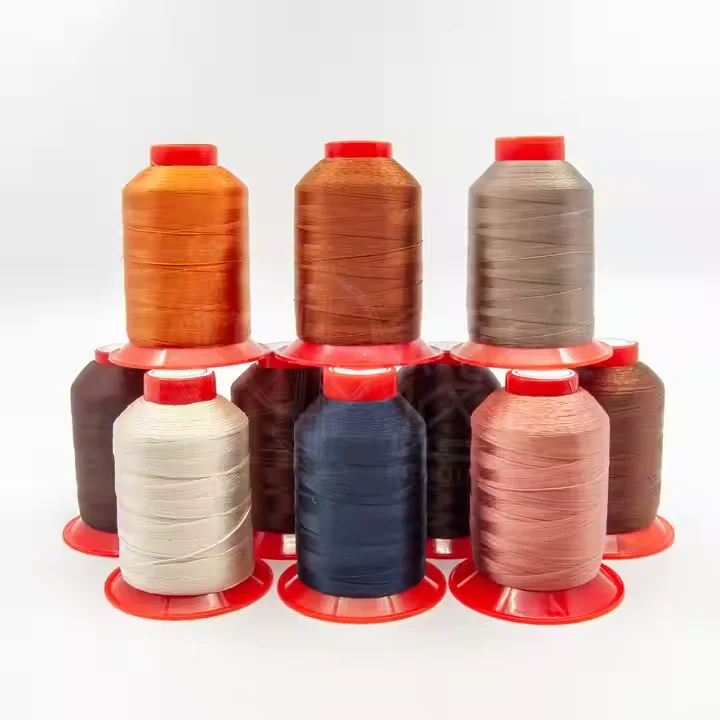 100% Polyester Sewing Thread Wrinkle Resistance Polyester Bonded Sewing Thread Customized High Strength Sewing Thread