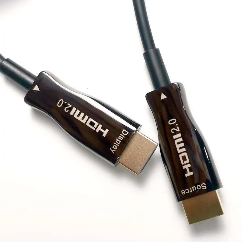 Wholesale active fiber optic cable AOC HDMI adapter male to male cable for TV AV audio and video 8K display port cable