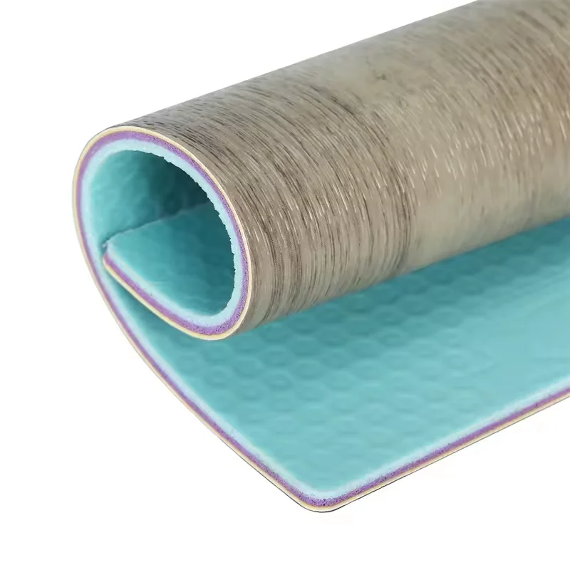 4.5mm PVC Indoor flooring wood pattern Sport Court Gym Floor for Basketball Table Tennis Plastic