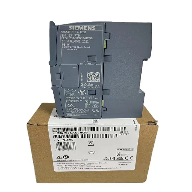6ES7231-5PD32-0XB0 Siemens S7-1200 SM 1231 Original spot analog input module