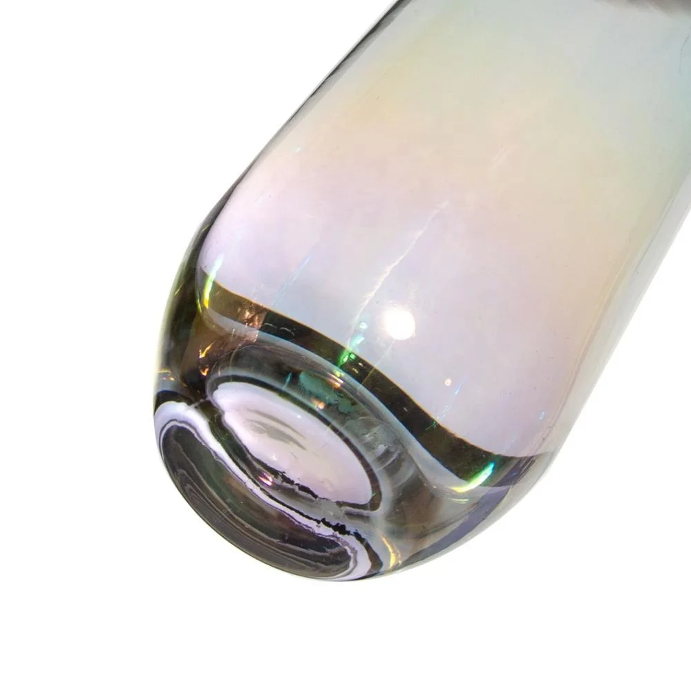 New Design Popular Electric Painting Coloured Stemless Champagne Glass