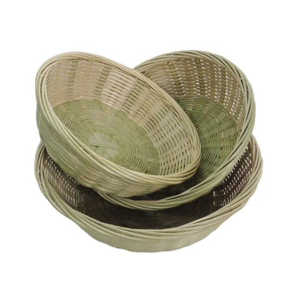 Wicker bread basket supermarket fruit and vegetable display basket snack storage basket