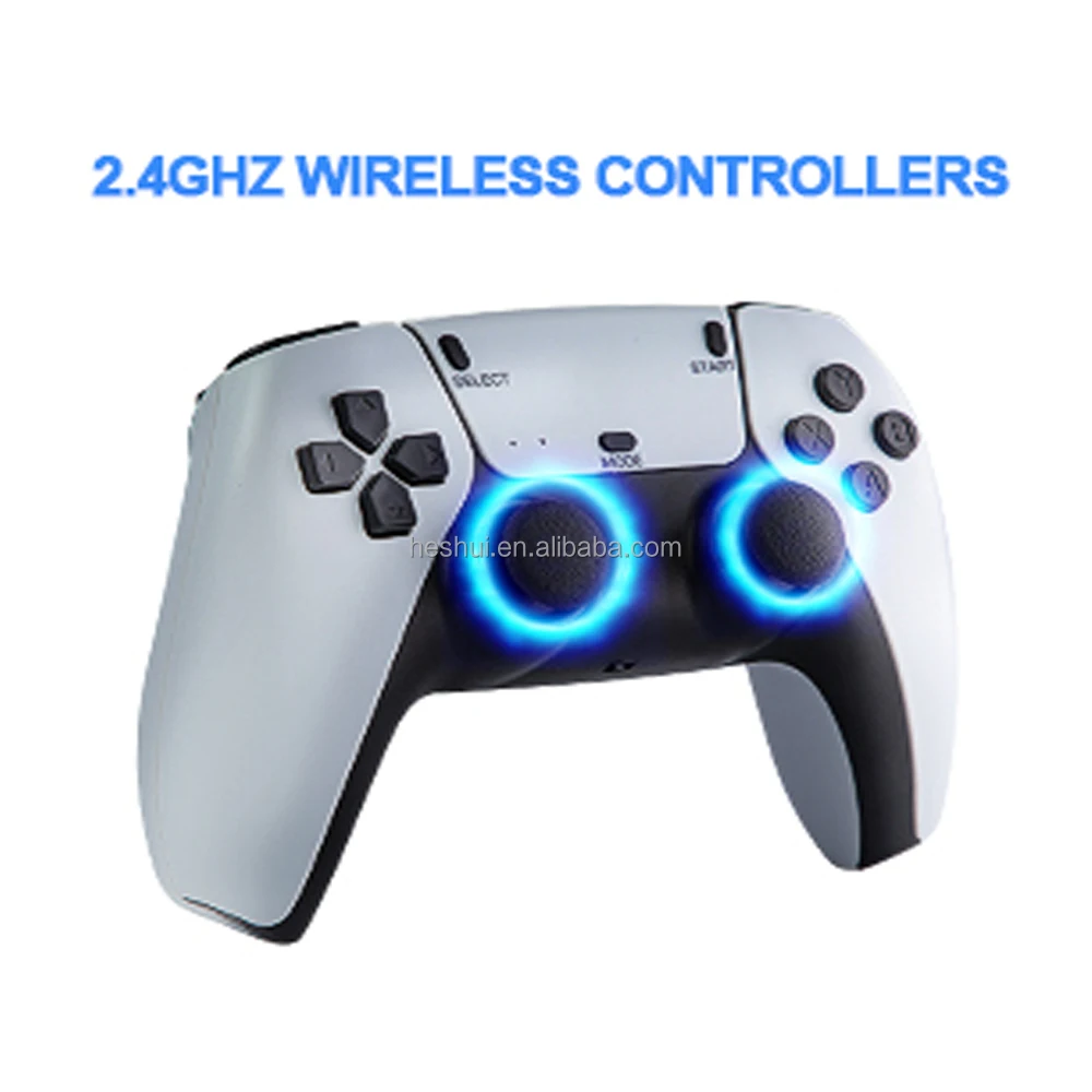 U9 Game Stick 64G 10000 Classic Video Game Console 2.4G Wireless Gamepad HD TV Mini Game Console  Stick 4K For PSP/N64/PSP