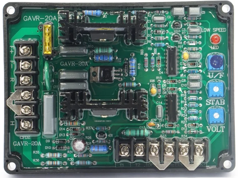 Automatic Voltage Regulator Avr GAVR-20A Generator Avr Circuit Diagram