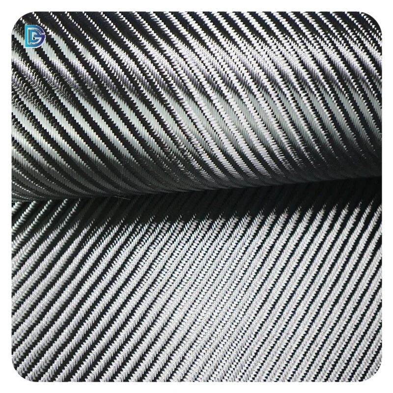 High Compressive Strength Best Quality Carbon Fibre 4*4 Twill Carbon Fiber Cloth Roll Carbon Fiber Fabric