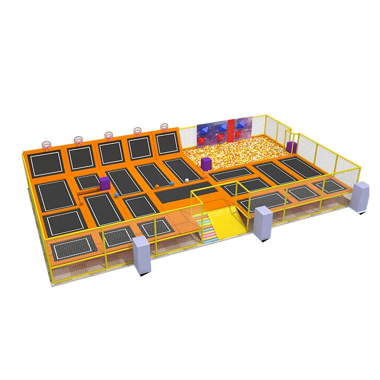  Коммерческий новый дизайн игры крытый батут парк