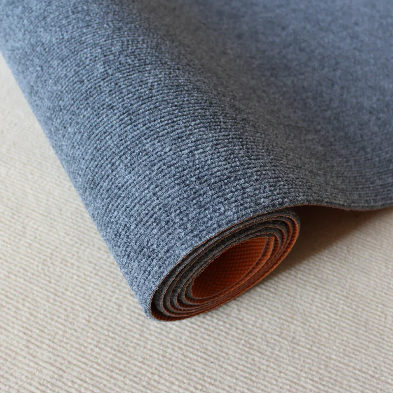 grey color rib home anti slip room carpet with TPE backing