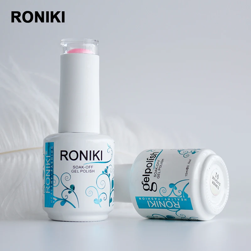  RONIKI global fashion отмачиваемый УФ-гель оптовая продажа органический Цветной Гель-лак для ногтей от частного