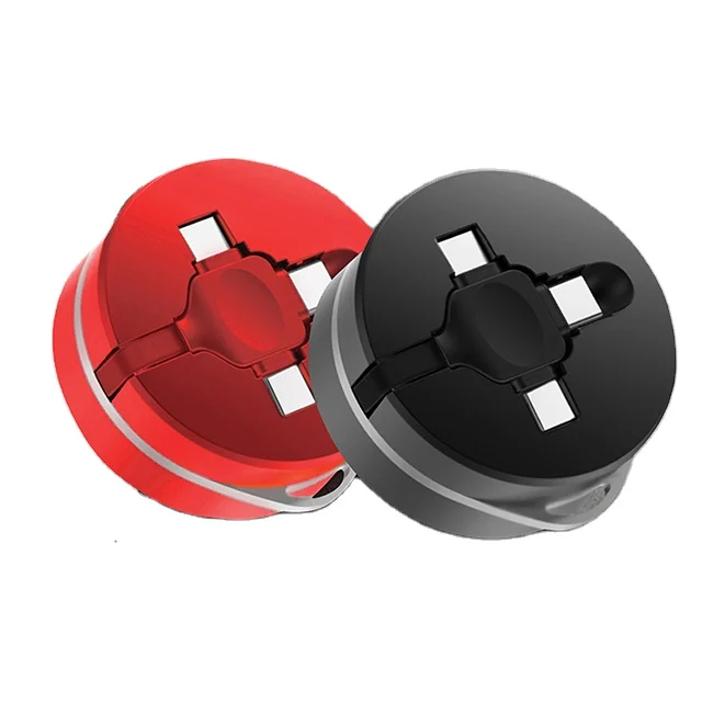 Factory Price 3 in 1 Gift Multifunctional Retractable USB Cable Data Charging For Mobile Phone