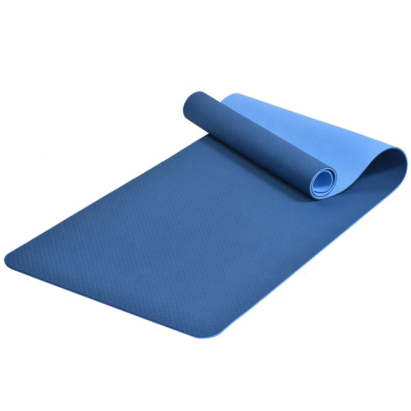 TPE material 6mm thickness custom yoga mat 6mm 8mm home use pilates yoga mat
