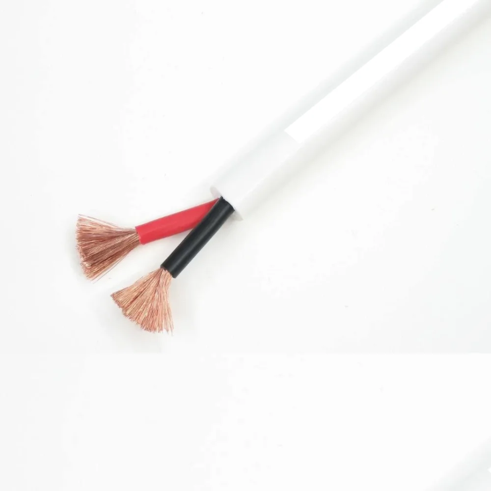 14 AWG In Wall Speaker Cable Wire OFC speaker cable Silver Copper 2 Core Cables audio