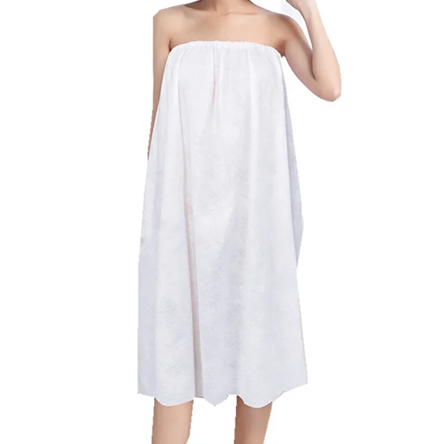 Beauty Salon Sauna Bathrobe Disposable Kimono Gown
