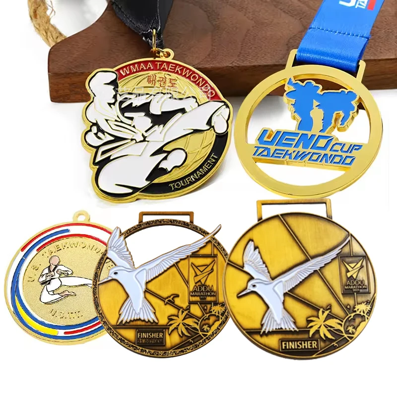 Medal Good Zinc Blank Holder Alloy 2D/3d Gold Award Taekwondo Custom Sport Metal Medal For Carnival
