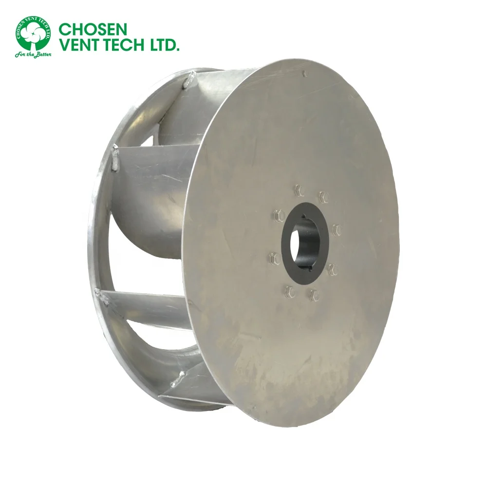 Centrifugal Wheel Backward Inclined Alloy Customized Centrifugal Fan Centrifugal Impeller Inside The Fan or Machine AC BSWA-400