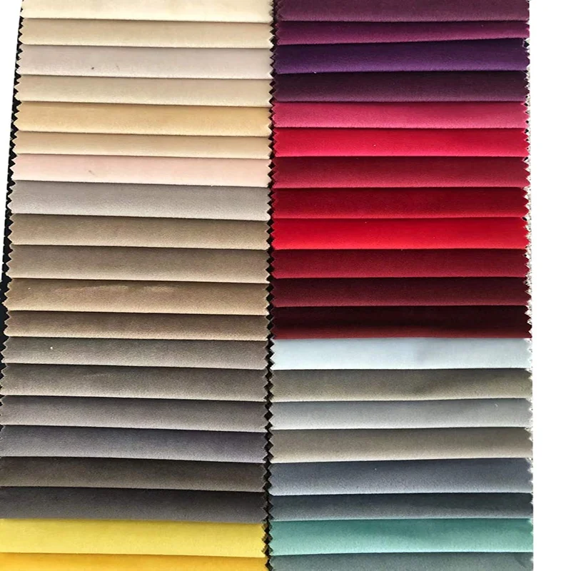 Прямая продажа с фабрики Голландская бархатная ткань связанная трикотажная для дивана домашний текстиль со склада низкая цена