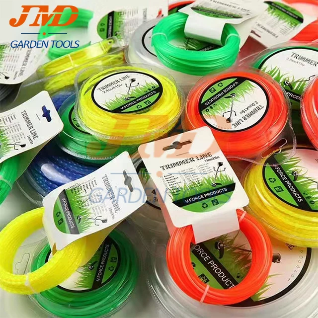 Garden tools Weed Eater Wacker Lawn Mower Grass Trimmer Brush Cutter parts 2.4 x 15m Nylon Trimmer Line