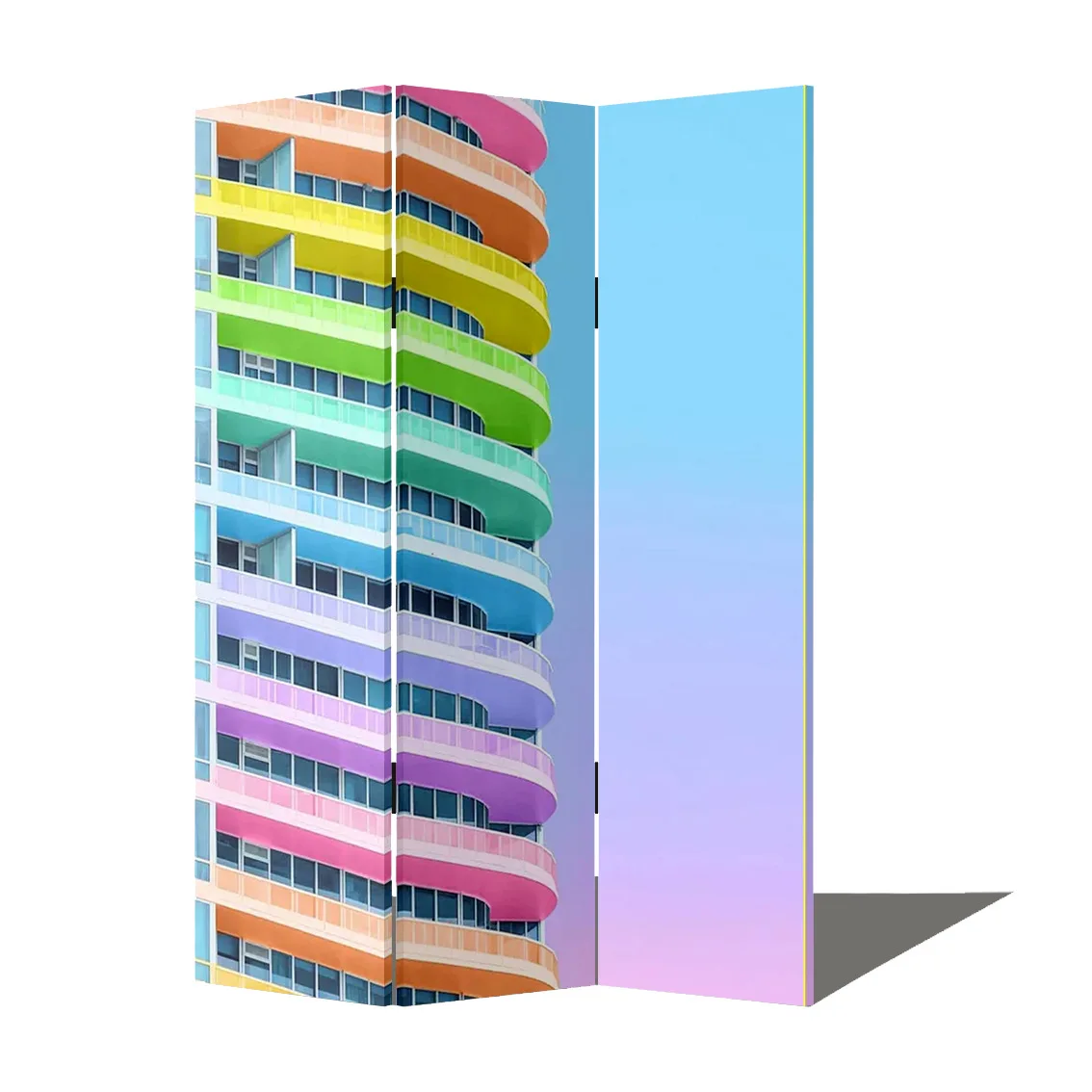 Folding Mobile Partition Wall Simple Modern fabric screens & room dividers