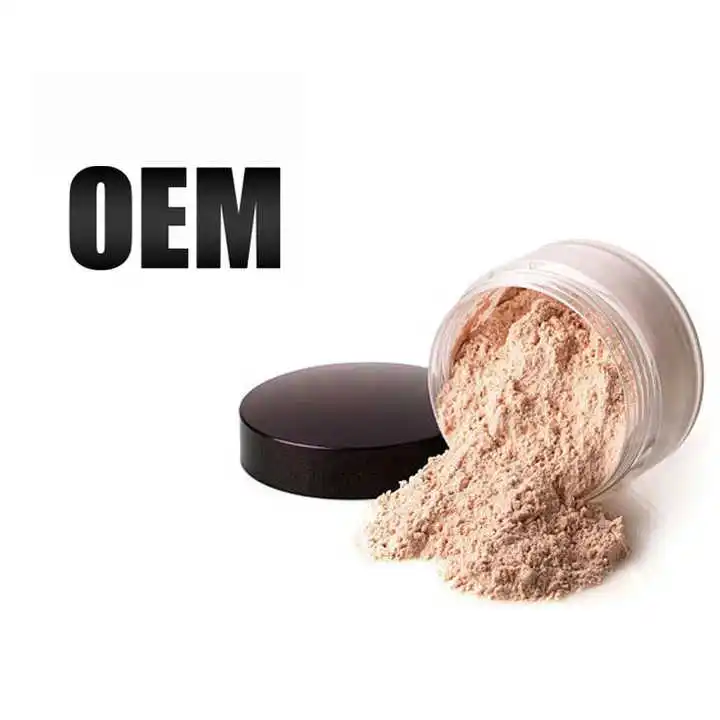 Private Label High Quality Cosmetics Make Your Own Brand Translucent SPF Setting Loose Powder Face Makeup Mineral Concealer Matt