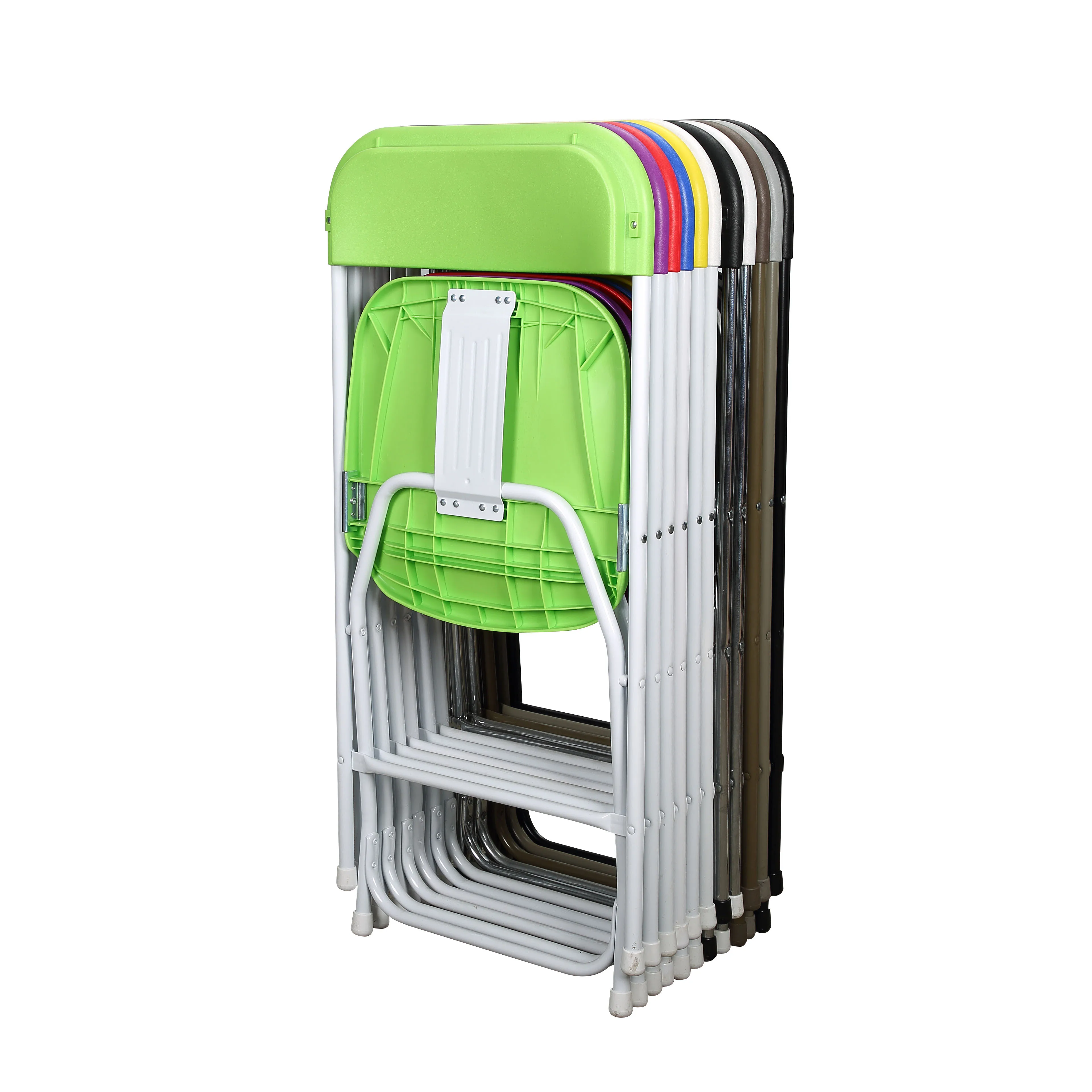 Wholesale Plastic Garden Chairs Dining Restaurant White Foldable Chairs for Events Lightweight Folding Camping Chair For Event