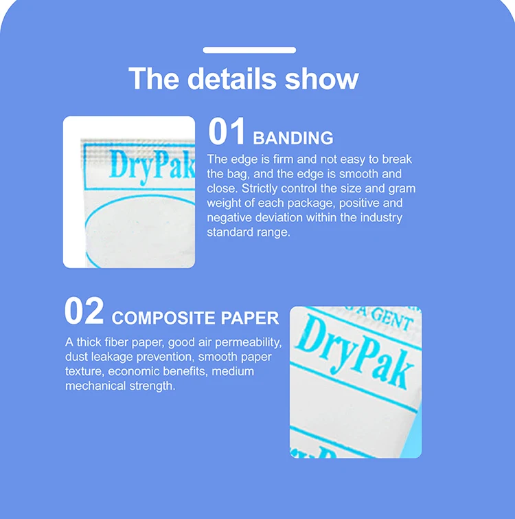 Paper Packaging High Quality Super dry industrial Silica Gel Agent Desiccant Suitable used for electronic