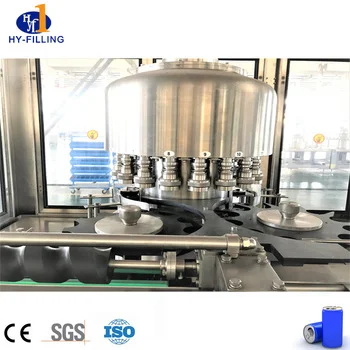Beer can filling machine with Aluminum cans tins liquid rinsing filler capper
