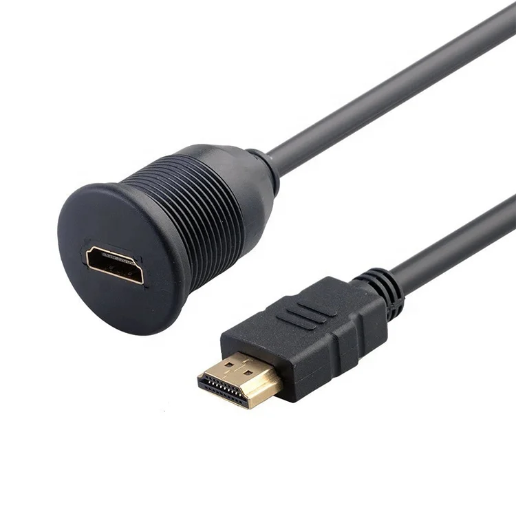 Мини USB 2,0 панельный разъем IP67 водонепроницаемый кабель 5pin Мужской к женскому удлинитель кабеля