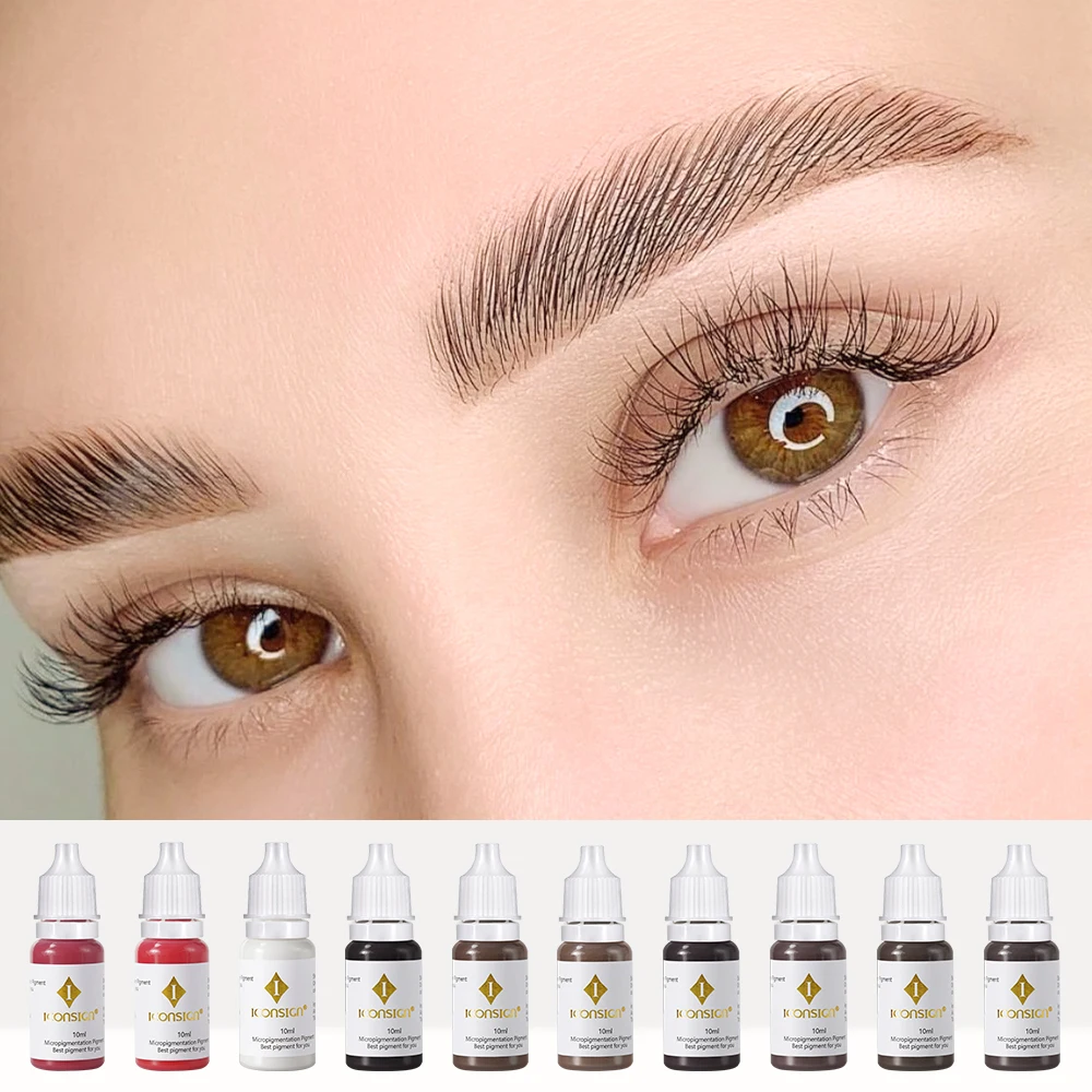 hot sale Brand Permanent Makeup Ink Microblading Pigment Liquid Tattoo Pigment Colors For Eyebrow Lip Eyeliner Tattoo