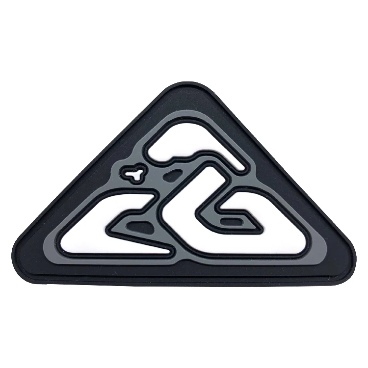 Factory Custom 3d PVC Patch Embossed Logo Silicone Rubber Patches For Garments